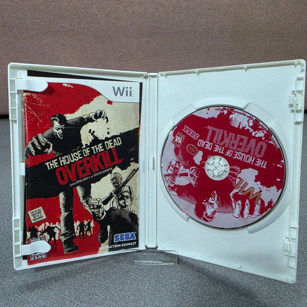 The House of the Dead Overkill Nintendo Wii Excellent Rail Shooter Sega